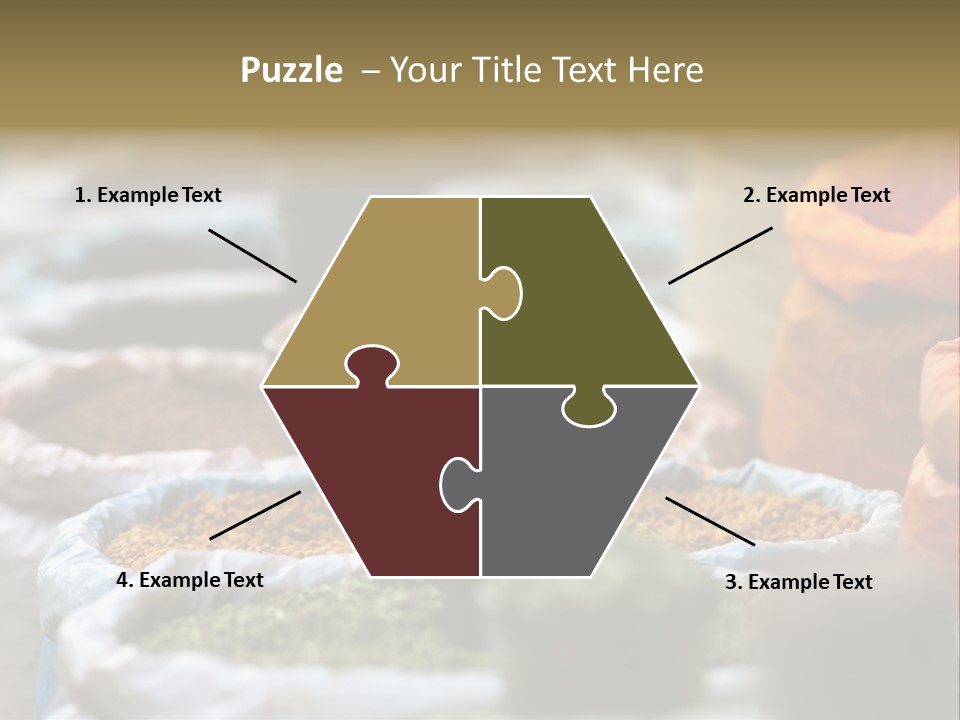 Africa Bazaar Cook PowerPoint Template