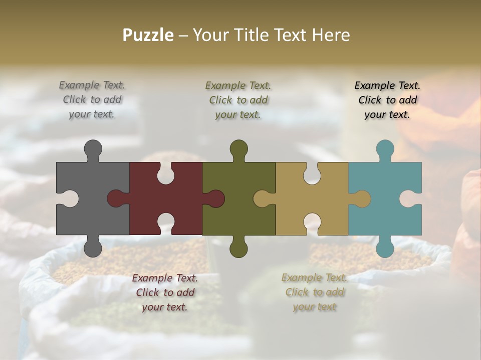 Africa Bazaar Cook PowerPoint Template