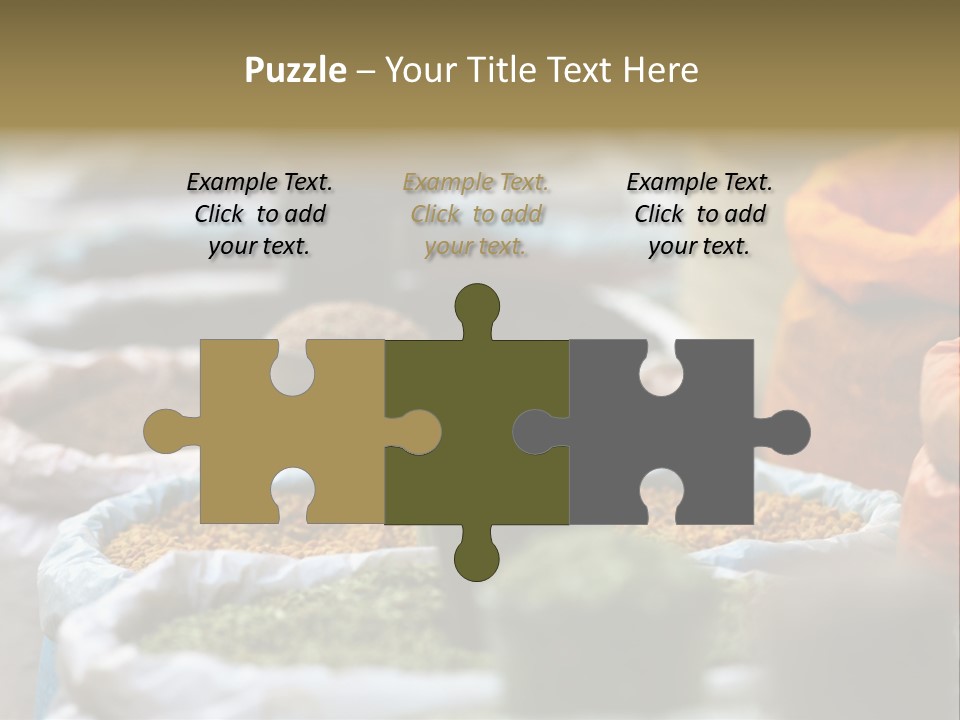 Africa Bazaar Cook PowerPoint Template