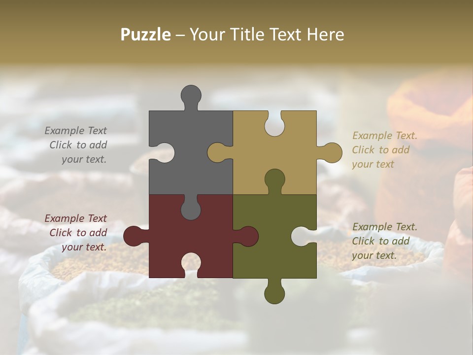 Africa Bazaar Cook PowerPoint Template