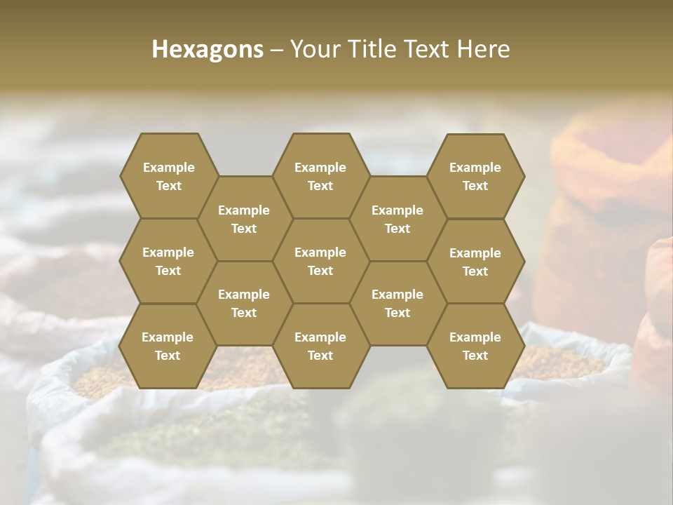 Africa Bazaar Cook PowerPoint Template