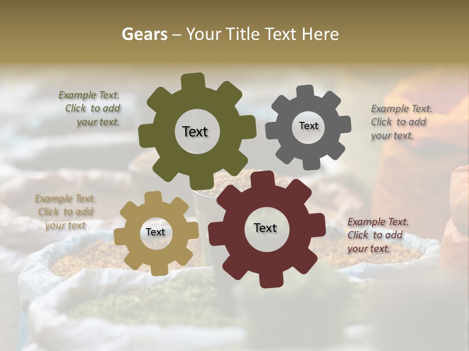 Africa Bazaar Cook PowerPoint Template