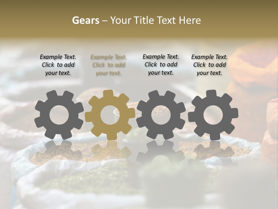 Africa Bazaar Cook PowerPoint Template