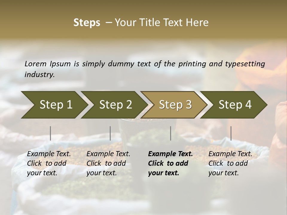 Africa Bazaar Cook PowerPoint Template