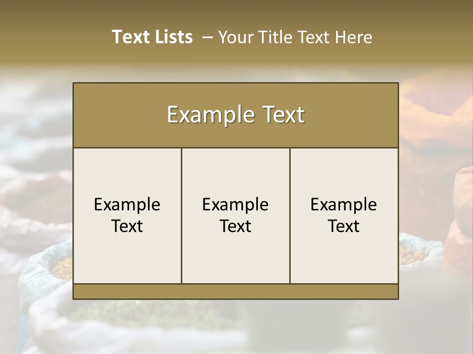 Africa Bazaar Cook PowerPoint Template