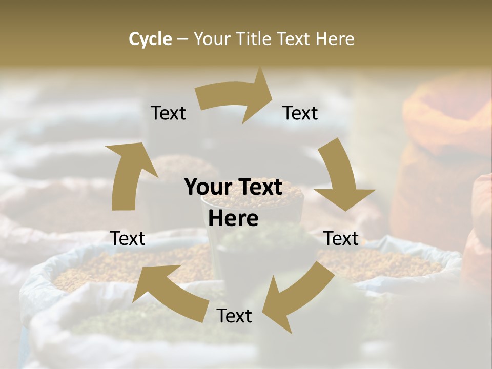 Africa Bazaar Cook PowerPoint Template