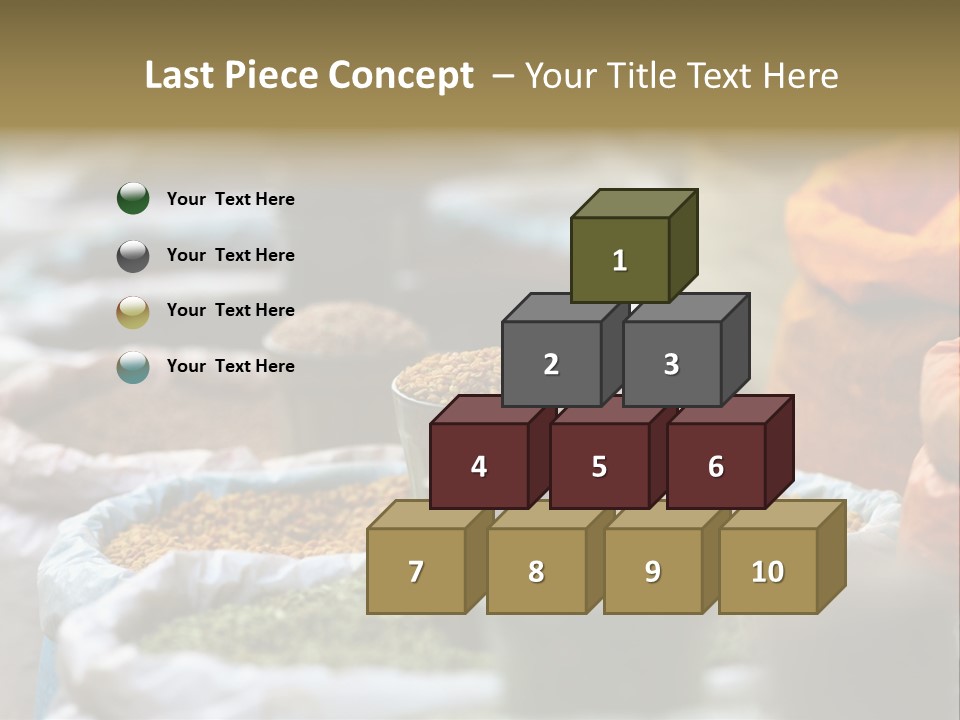 Africa Bazaar Cook PowerPoint Template