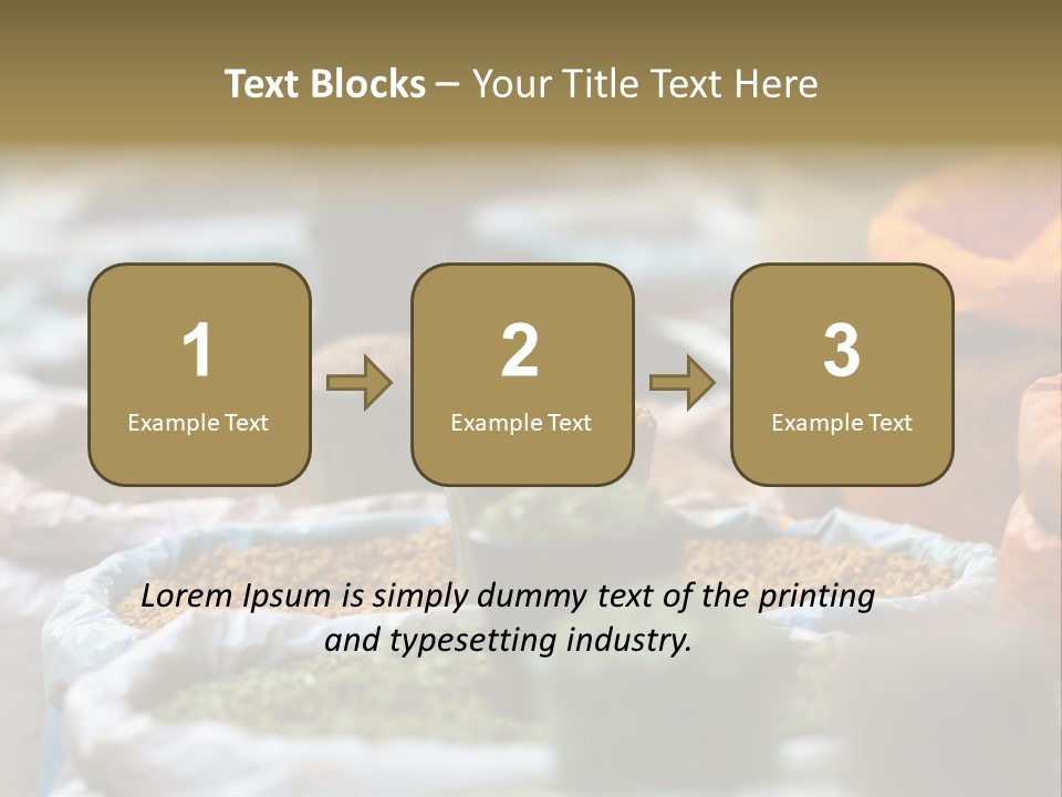 Africa Bazaar Cook PowerPoint Template