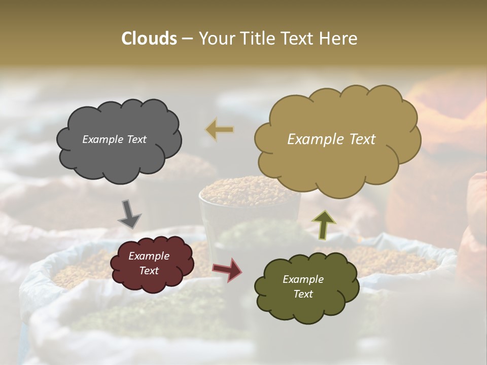 Africa Bazaar Cook PowerPoint Template