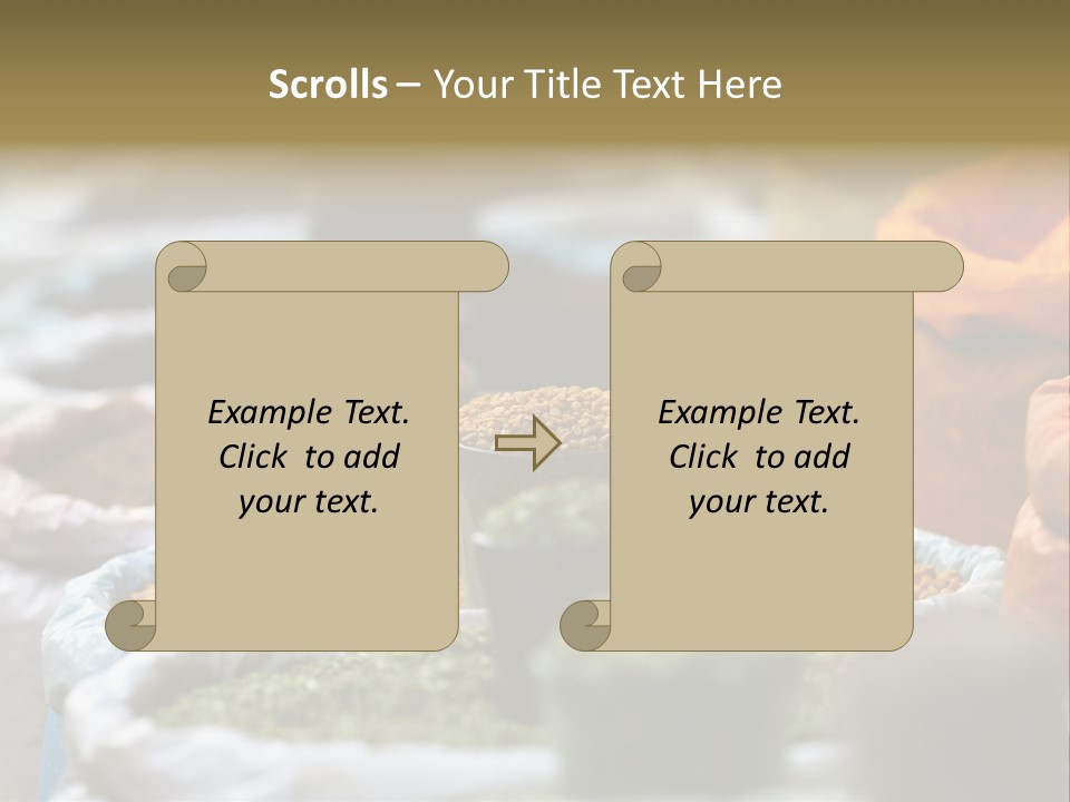 Africa Bazaar Cook PowerPoint Template