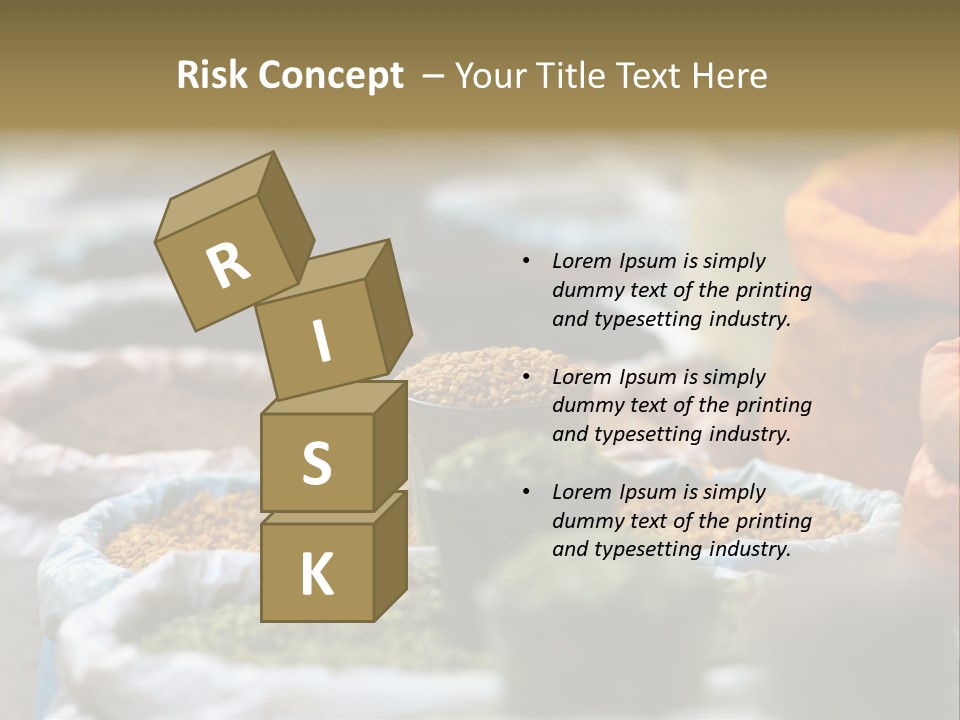 Africa Bazaar Cook PowerPoint Template