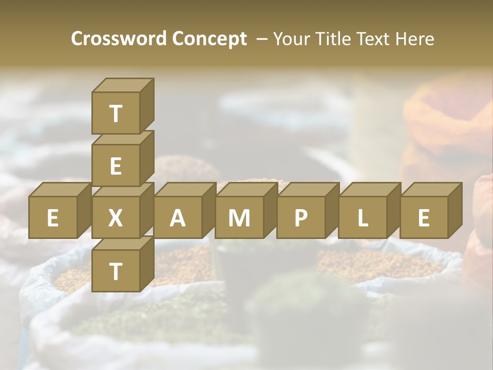 Africa Bazaar Cook PowerPoint Template