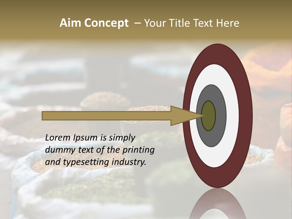 Africa Bazaar Cook PowerPoint Template