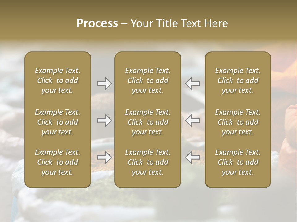 Africa Bazaar Cook PowerPoint Template