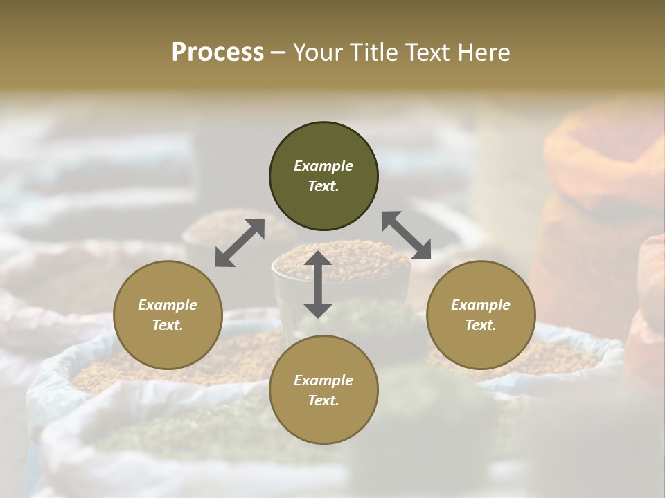 Africa Bazaar Cook PowerPoint Template