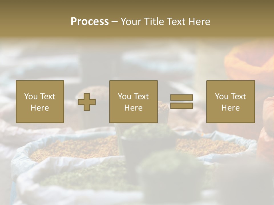 Africa Bazaar Cook PowerPoint Template