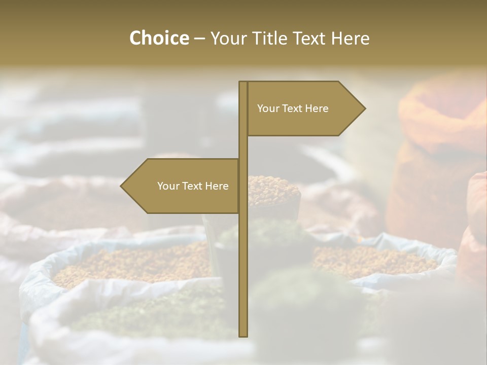 Africa Bazaar Cook PowerPoint Template