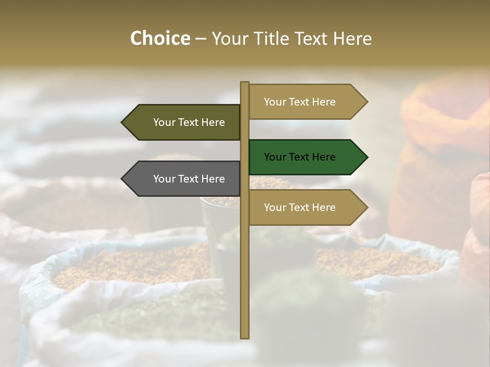 Africa Bazaar Cook PowerPoint Template