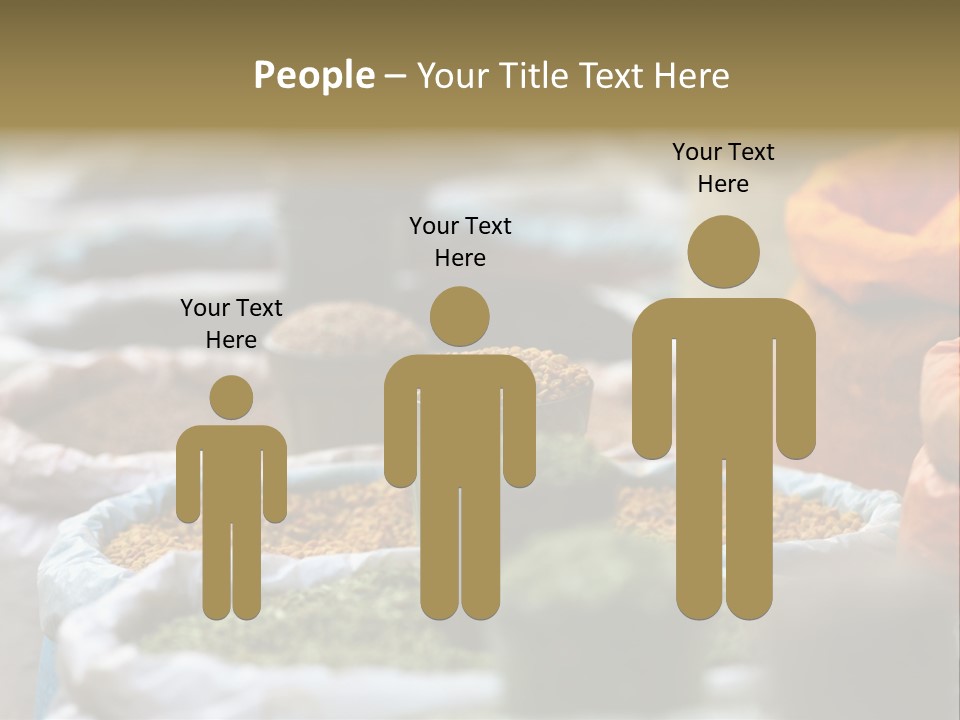 Africa Bazaar Cook PowerPoint Template