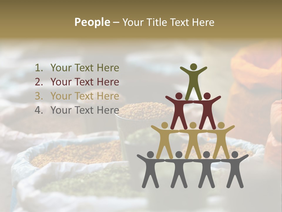 Africa Bazaar Cook PowerPoint Template