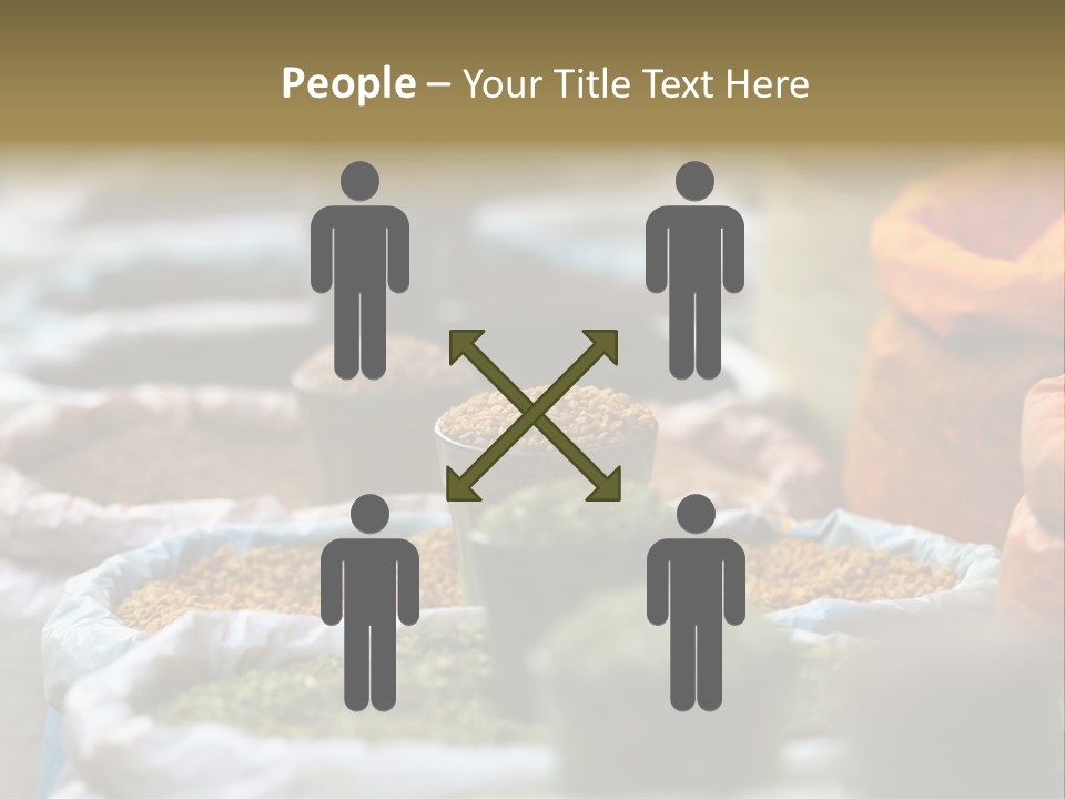 Africa Bazaar Cook PowerPoint Template