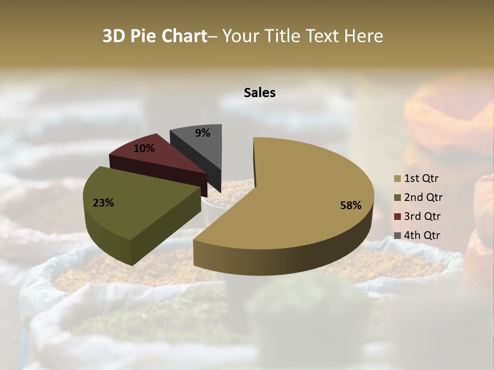 Africa Bazaar Cook PowerPoint Template