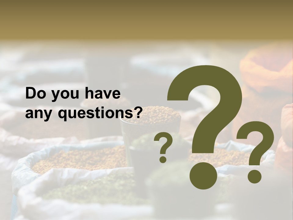 Africa Bazaar Cook PowerPoint Template