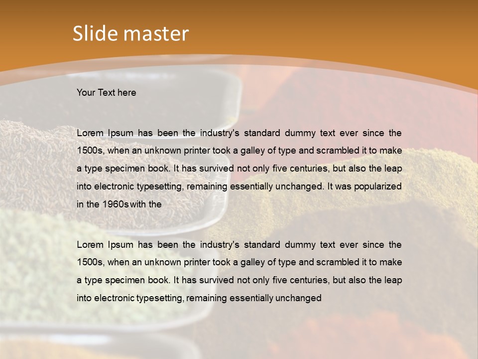 Traditional Herb Curry PowerPoint Template