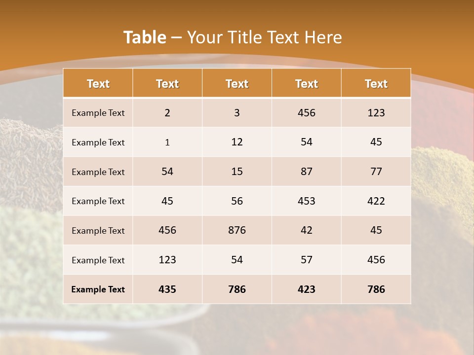Traditional Herb Curry PowerPoint Template