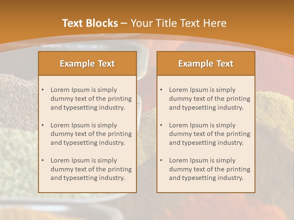 Traditional Herb Curry PowerPoint Template