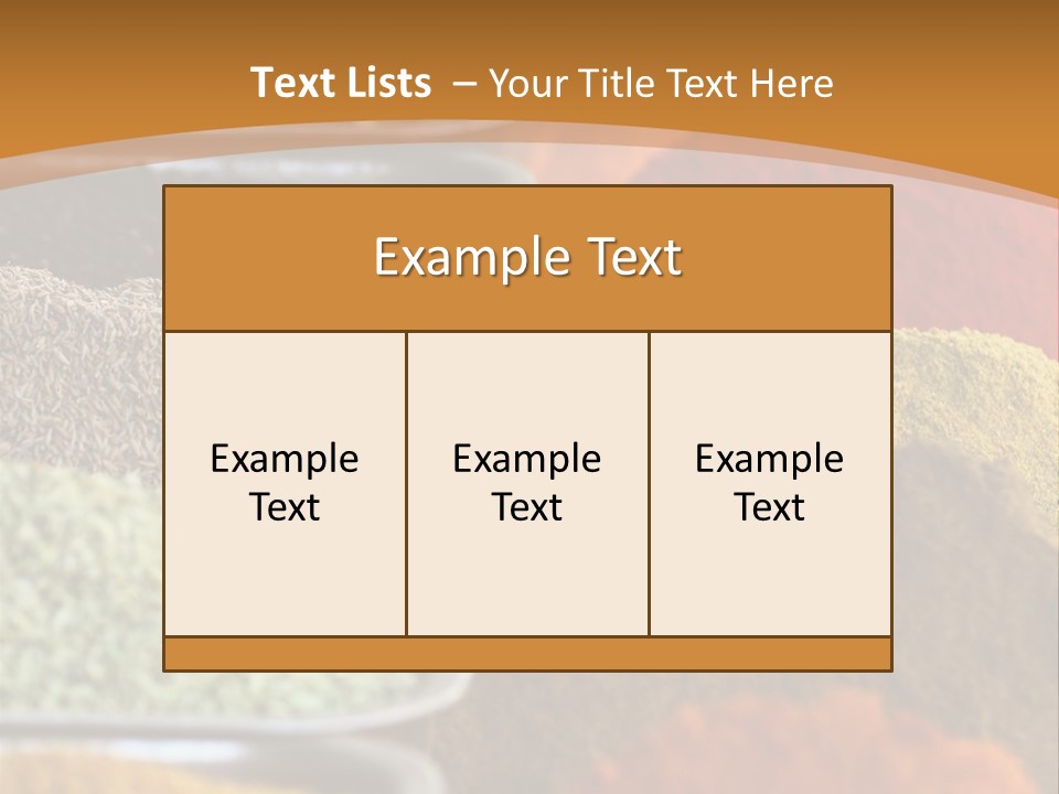 Traditional Herb Curry PowerPoint Template