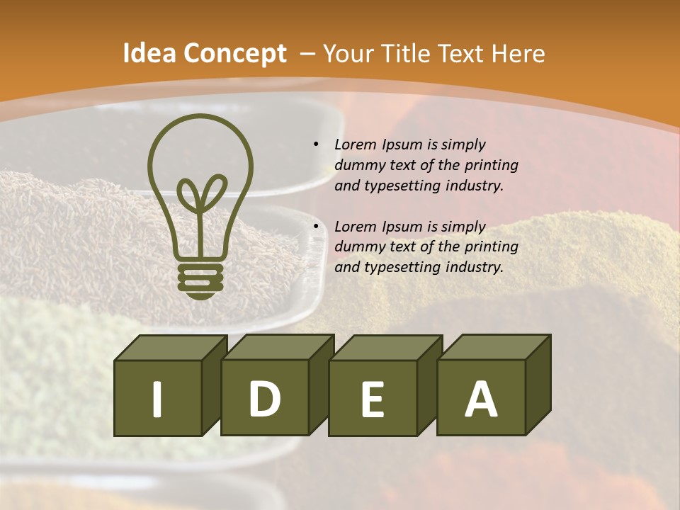 Traditional Herb Curry PowerPoint Template
