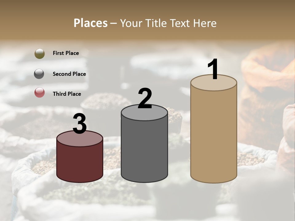 Exotic Food Orange Moroccan PowerPoint Template