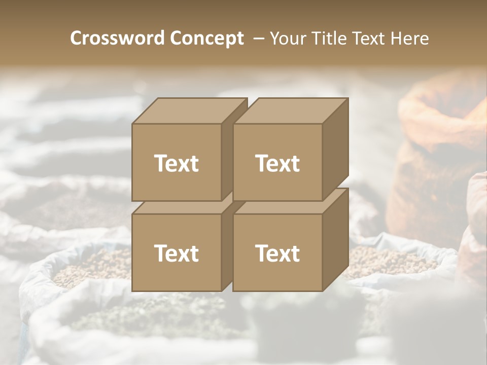 Exotic Food Orange Moroccan PowerPoint Template