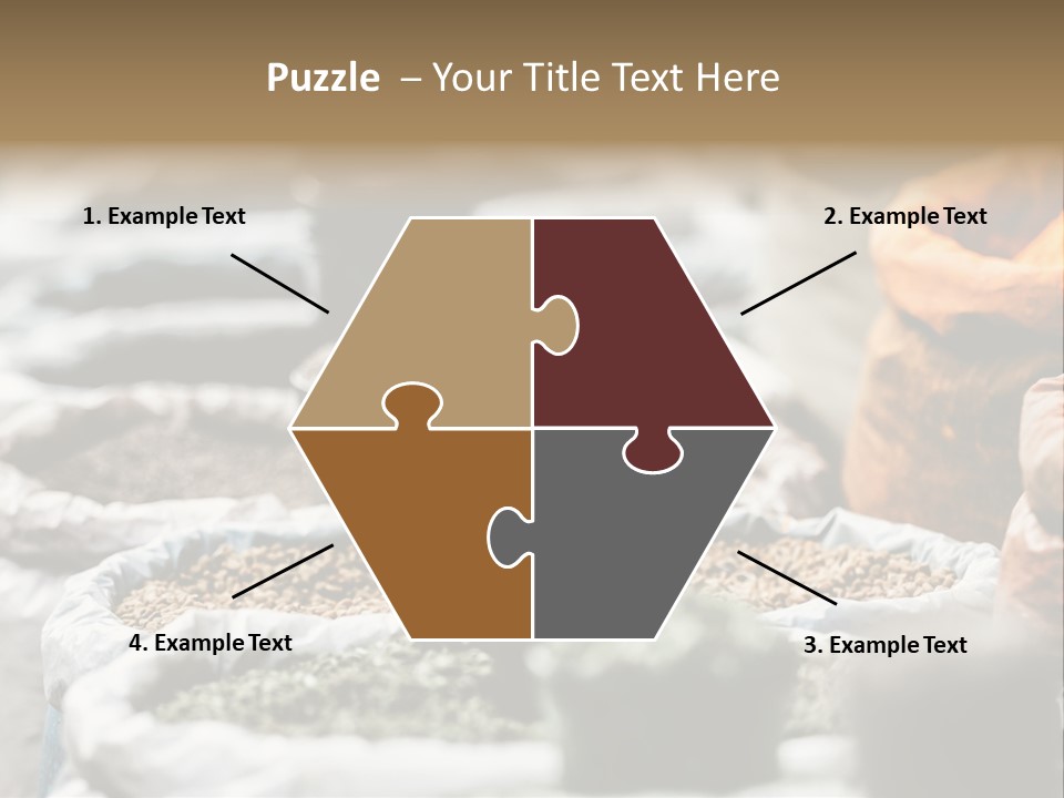 Exotic Food Orange Moroccan PowerPoint Template