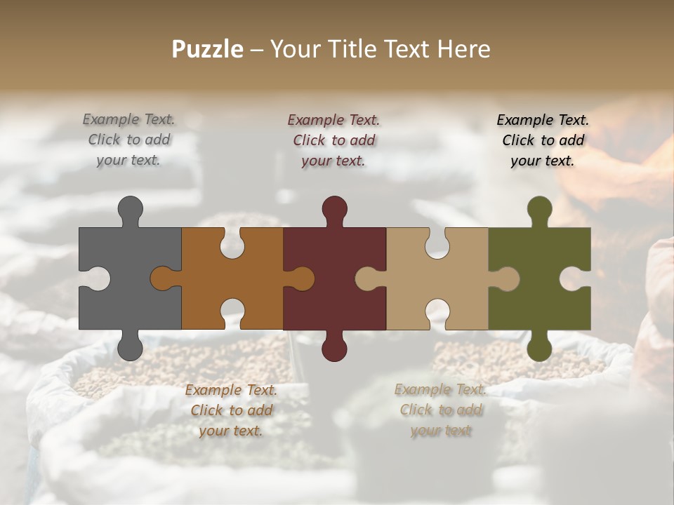 Exotic Food Orange Moroccan PowerPoint Template