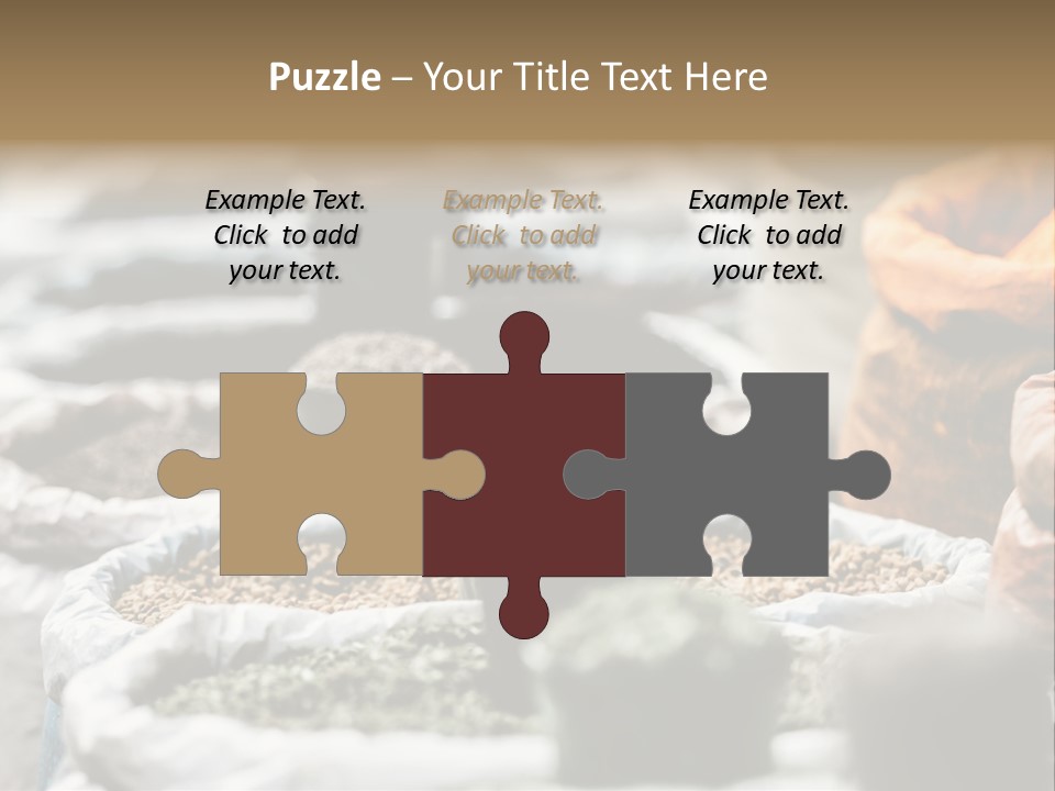 Exotic Food Orange Moroccan PowerPoint Template