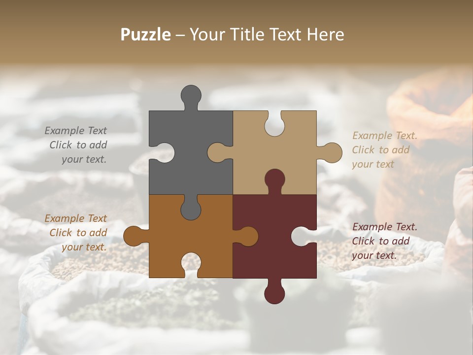 Exotic Food Orange Moroccan PowerPoint Template