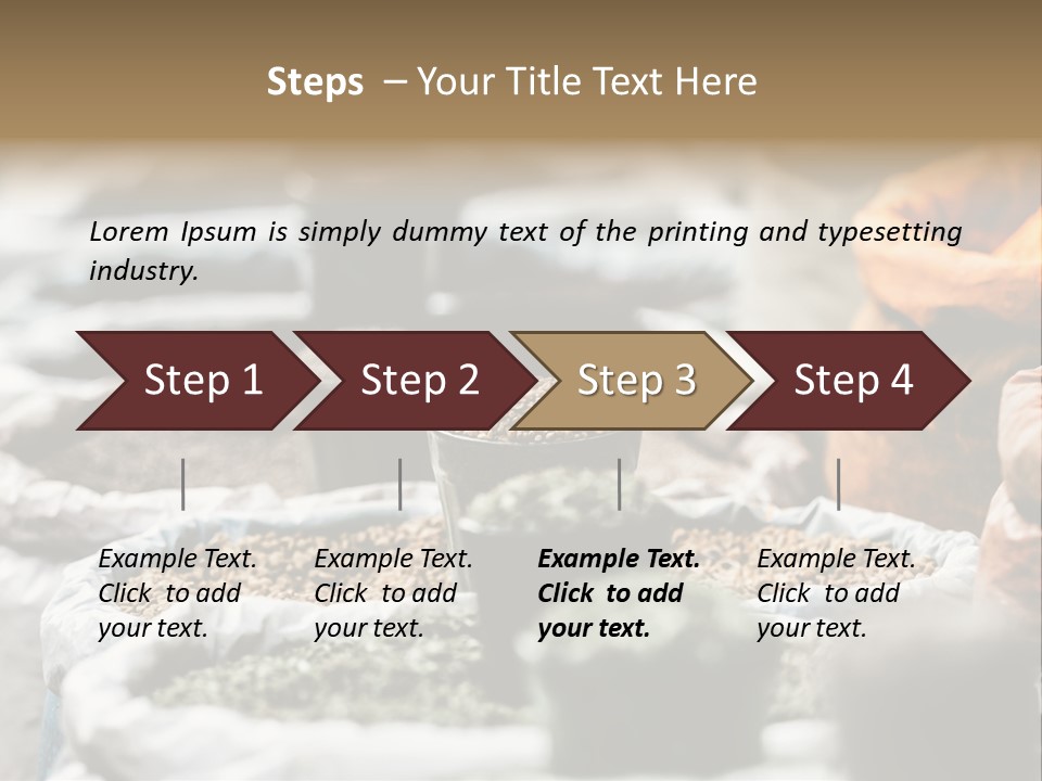 Exotic Food Orange Moroccan PowerPoint Template