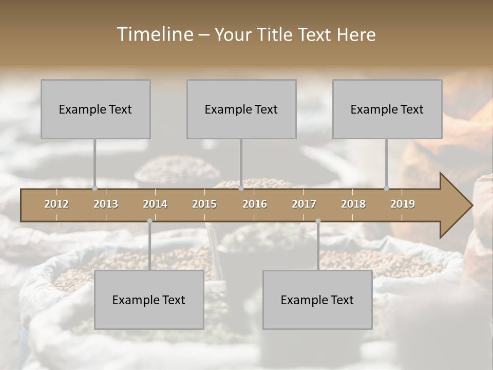 Exotic Food Orange Moroccan PowerPoint Template