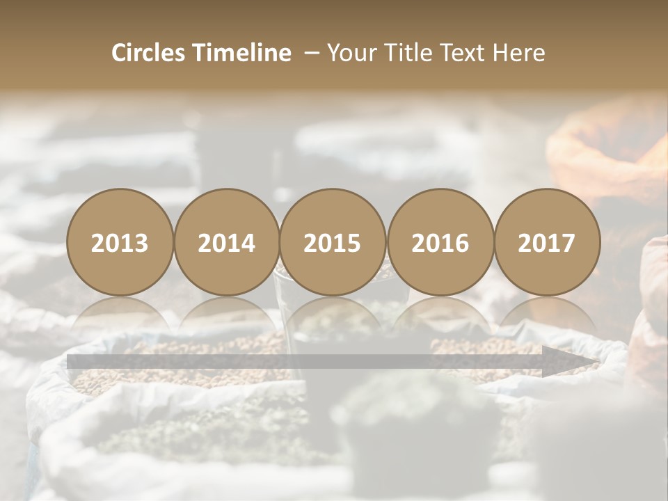 Exotic Food Orange Moroccan PowerPoint Template