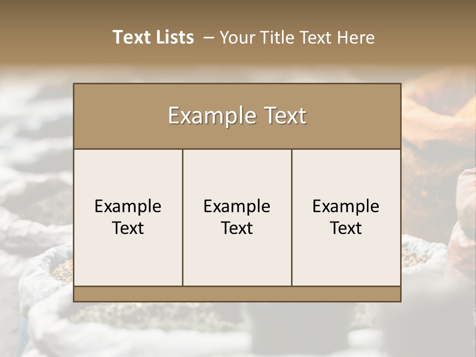 Exotic Food Orange Moroccan PowerPoint Template