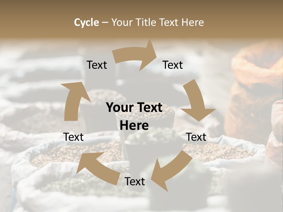 Exotic Food Orange Moroccan PowerPoint Template