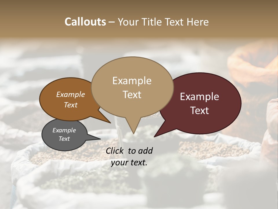 Exotic Food Orange Moroccan PowerPoint Template