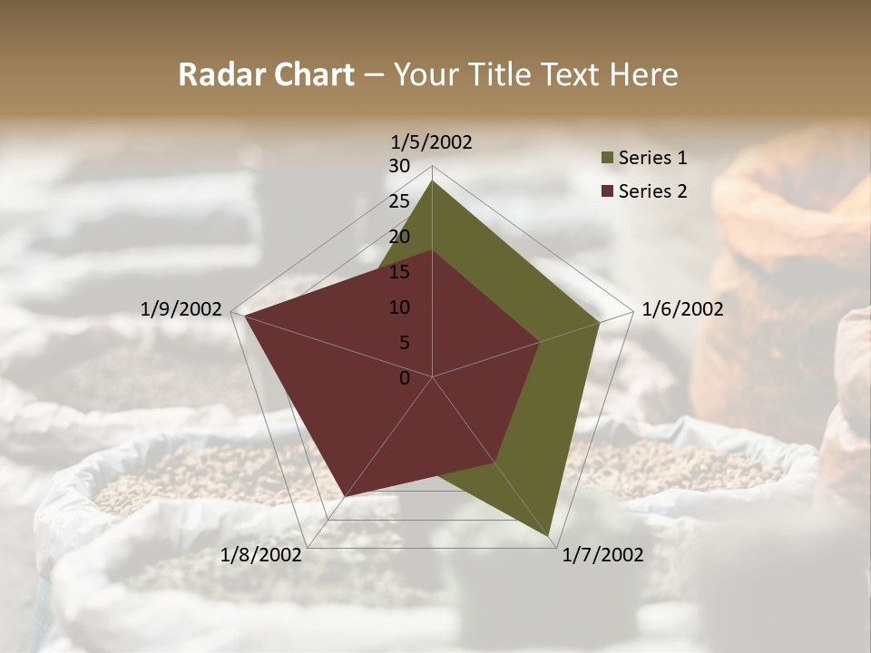 Exotic Food Orange Moroccan PowerPoint Template