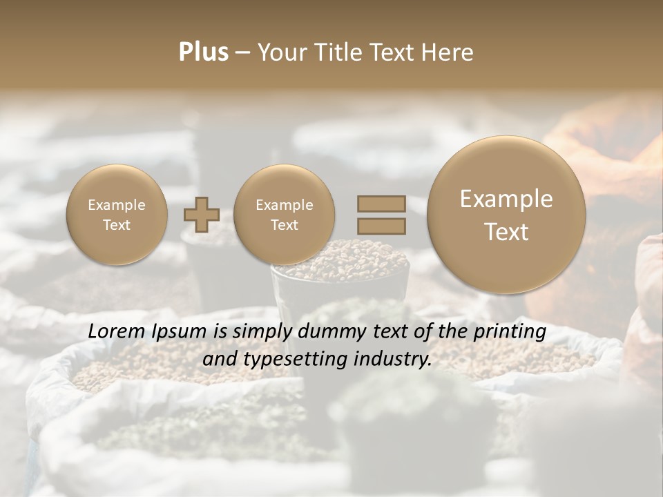 Exotic Food Orange Moroccan PowerPoint Template