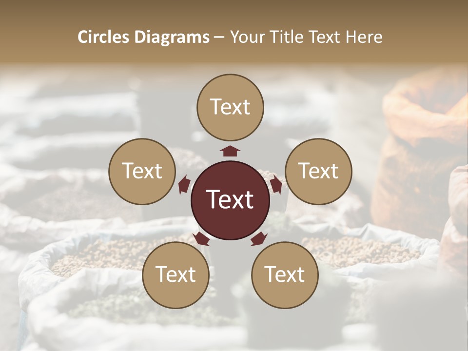 Exotic Food Orange Moroccan PowerPoint Template