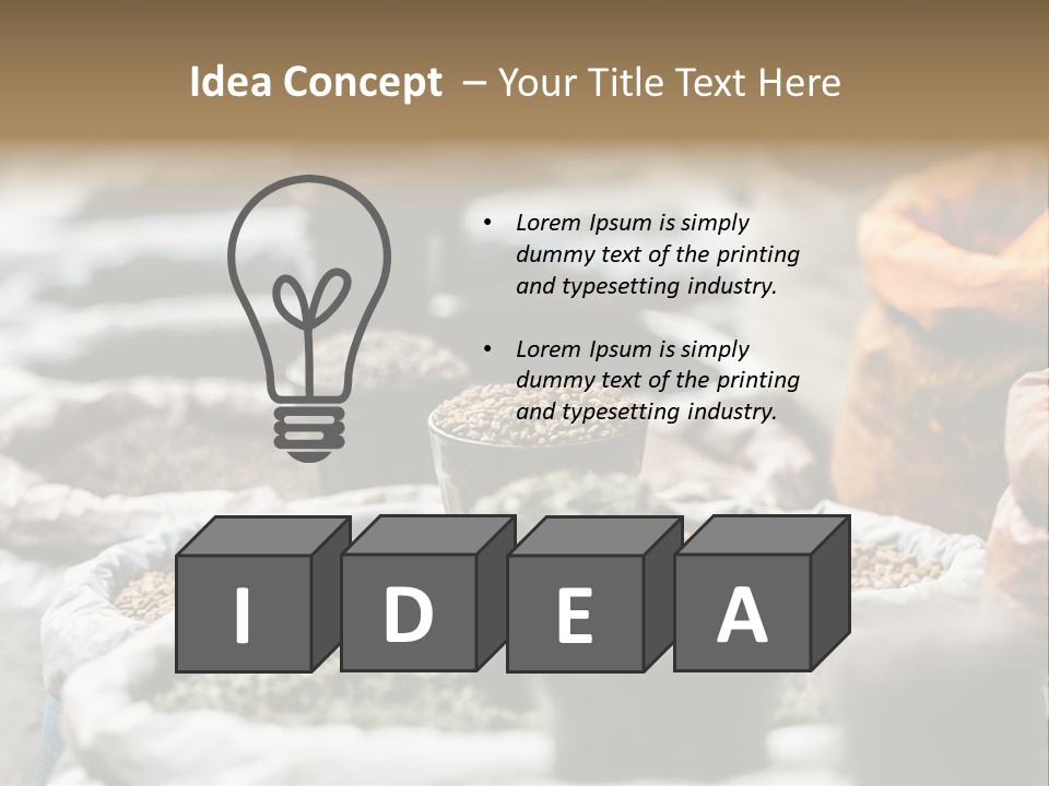 Exotic Food Orange Moroccan PowerPoint Template