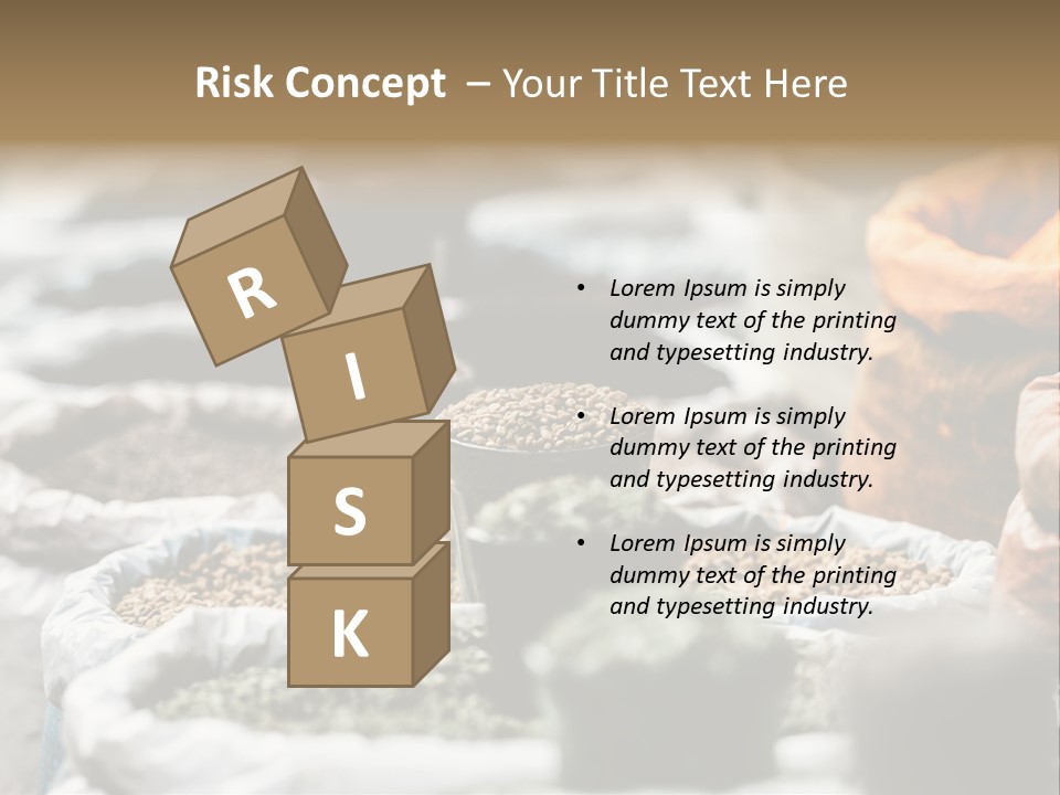 Exotic Food Orange Moroccan PowerPoint Template