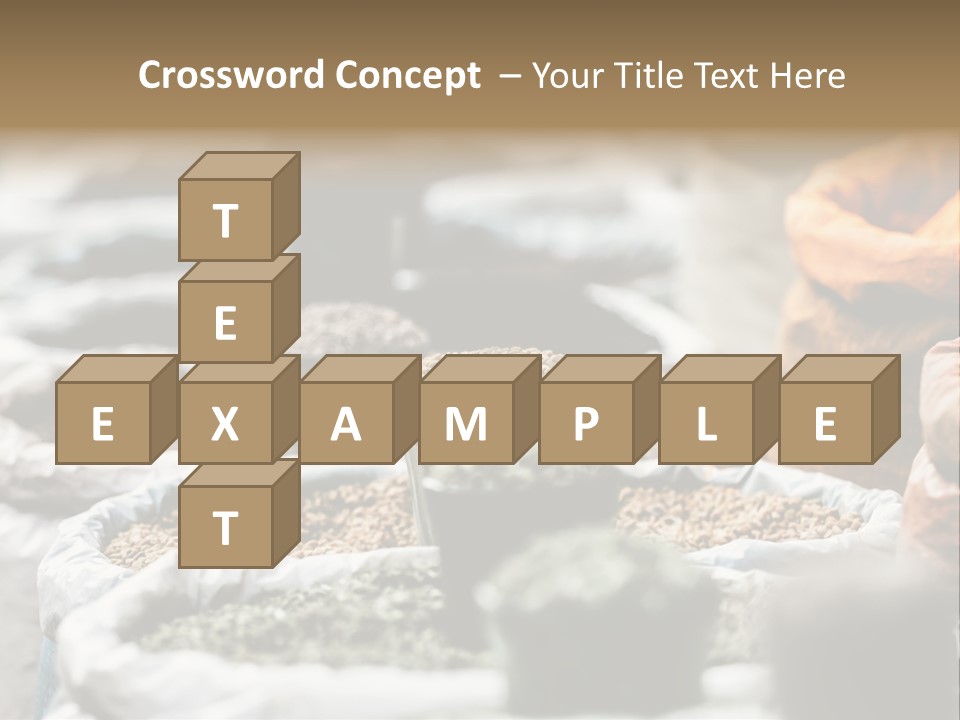 Exotic Food Orange Moroccan PowerPoint Template